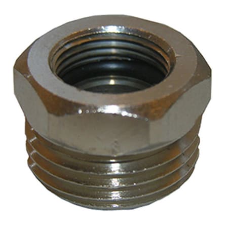 Bbqplus 10-0015 0.5 in. Iron Pipe Size x 0.43 in. Red Adapter BB598002